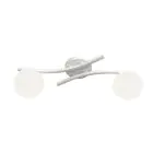 Emibig Plafonnier Opus Acier Blanc | Convient pour 2x E14 - Max 10W