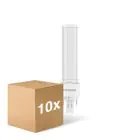 Lot 10x Noxion Lucent PL-C LED 5.2W - 830 Blanc Chaud | 2-Pins - Équivalent 18W