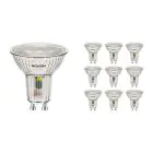 Lot 10x Noxion Spot LED GU10 PAR16 4.8W 450lm 36D - 827 Blanc Très Chaud | Équivalent 65W
