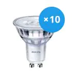 Lot 10x Philips Corepro LED Spot GU10 PAR16 4W 345lm 36D - 830 Blanc Chaud | Dimmable - Équivalent 50W