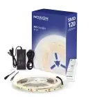 Noxion Rubans LED Naga 5 Mètre Ensemble complet - Smart Wifi - 24V - 120LEDs/m - 9.6W/m - 965 Lumière Du Jour | 8mm - IP20 - Meilleur Rendu Des Couleurs - SMD2835
