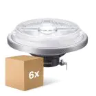 Lot 6x Philips MASTER LED Spot G53 AR111 14.8W 875lm 24D - 930 Blanc Chaud | Meilleur rendu des couleurs - Dimmable - Équivalent 75W