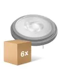 Lot 6x Ledvance Superior Spot LED Réflecteur G53 AR111 7.4W 450lm 40D - 930 Blanc Chaud | Meilleur rendu des couleurs - Dimmable - Équivalent 50W