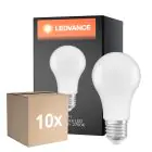 Lot 10x Ledvance Classic LED E27 Poire Dépolie 8.5W 806lm - 827 Blanc Très Chaud | Équivalent 60W