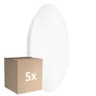 Lot 5x Ledvance Hublot LED Surface CIRCULAR 500 PS Blanc 42W 3500lm - 830 Blanc Chaud | IP44