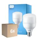 Lot 6x Philips CorePro LED E27 Dépolie 20W 2050lm - 830 Blanc Chaud | Équivalent 120W