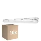 Lot 10x Ledvance Réglette LED Étanche Imperméable 32W 4000lm - 830 Blanc Chaud | 120cm 