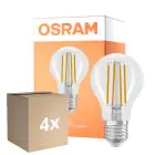 Lot 4x Osram Parathom Classic LED E27 Poire Filament Claire 6.5W 806lm - 822-827 Dim To Warm | Dimmable - Équivalent 60W