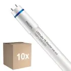 Lot 10x Philips LED Tube T8 MASTER (EM/Direct 230V) Ultra Output 16W 2300lm - 830 Blanc Chaud | 105cm - Équivalent 38W