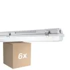 Lot 6x Ledvance LED Imperméable Boîtier Vide  MT Gen 3 IP65 | Convient pour 2x60cm Tube LED