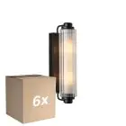 Lot 6x Nordlux Nimal Applique Murale Plastique Noir | Convient pour E14