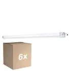 Lot 6x Ledvance Réglette LED Étanche 33W 3960lm - 840 Blanc Froid | 120cm