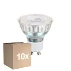 Lot 10x Eglo Spot LED GU10 PAR16 2.5W 450lm 38D - 830 Blanc Chaud | Équivalent 64W