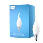 Philips Corepro LED Bougie E14 Bent-tip Dépolie 2.2W 250lm - 827 Blanc Très Chaud - Équivalent 25W