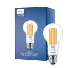 Philips MASTER LED Ampoule Ultra Efficient E27 Poire Claire 4W 840lm - 827 Blanc Très Chaud | Dimmable - Équivalent 60W