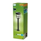 Philips Solar Radii Pedestal lamp Métal Noir 1.3W 250lm - 830 Blanc Chaud | IP44 - Détecteur De Lumière