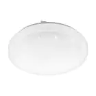 Eglo Mur et Plafonnier Frania-S Acier Blanc 10W 1100lm - 830 Blanc Chaud | IP20 