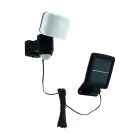 Eglo Applique Murale Casabas Solar Noir 5W 470lm - 865 Lumière Du Jour | IP44